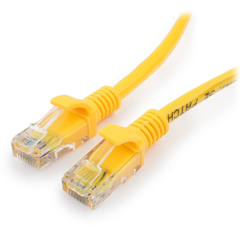Cable  Patch cord  UTP 5e-Cat 30 m Cablexpert PP12-30M/Y, желтый