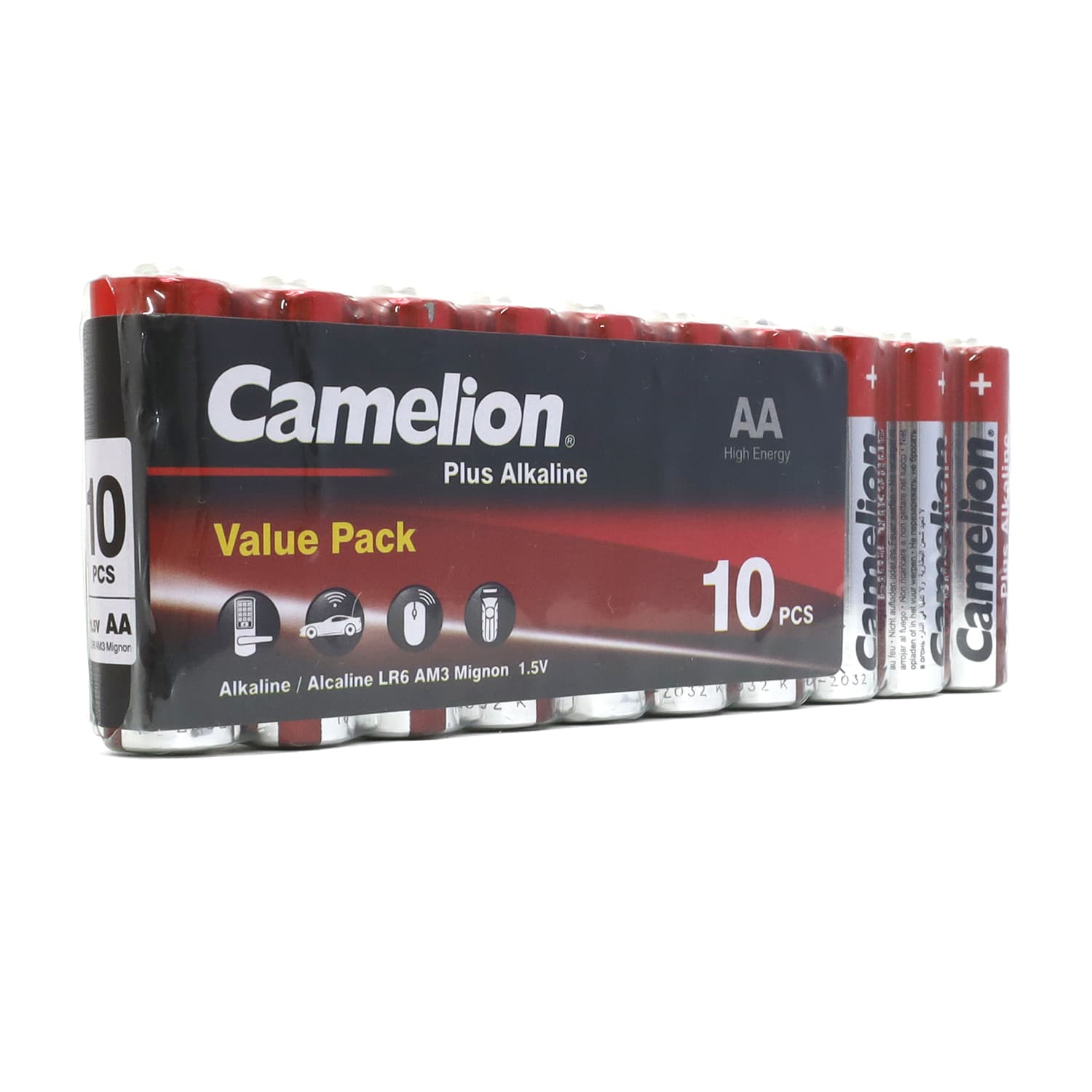 Батарейка CAMELION Plus Alkaline LR6-SP10-DA 10 шт. в плёнке