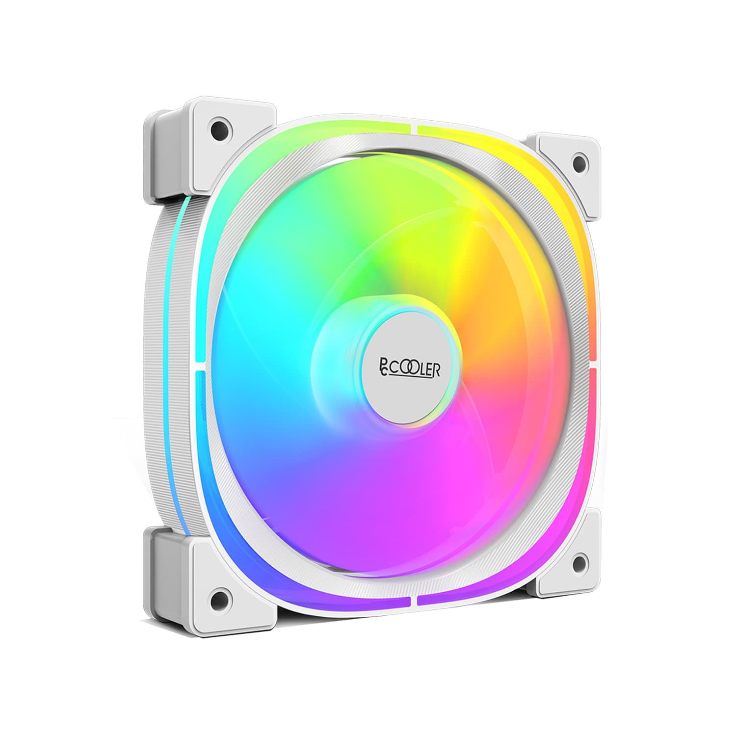 Fan for case, 12cm, PCCooler EF-120 ARGB W, 600-1500rpm, 61.3CFM, 4pin