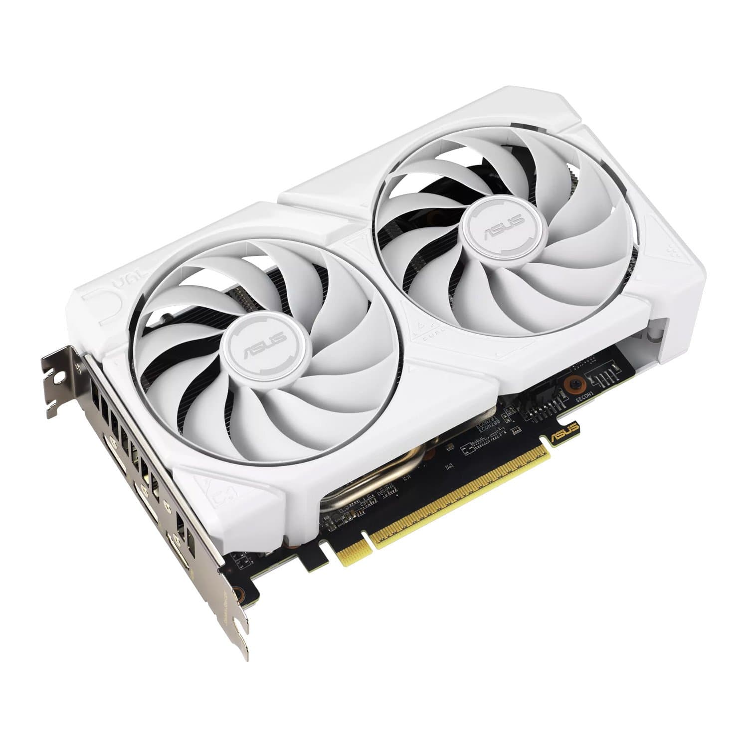 GPU AMD,16 GB, ASUS RX 9060 XT DUAL WHITE [DUAL-RX9060XT-16G-WHITE], HDMI/2DP, GDDR6/128bit