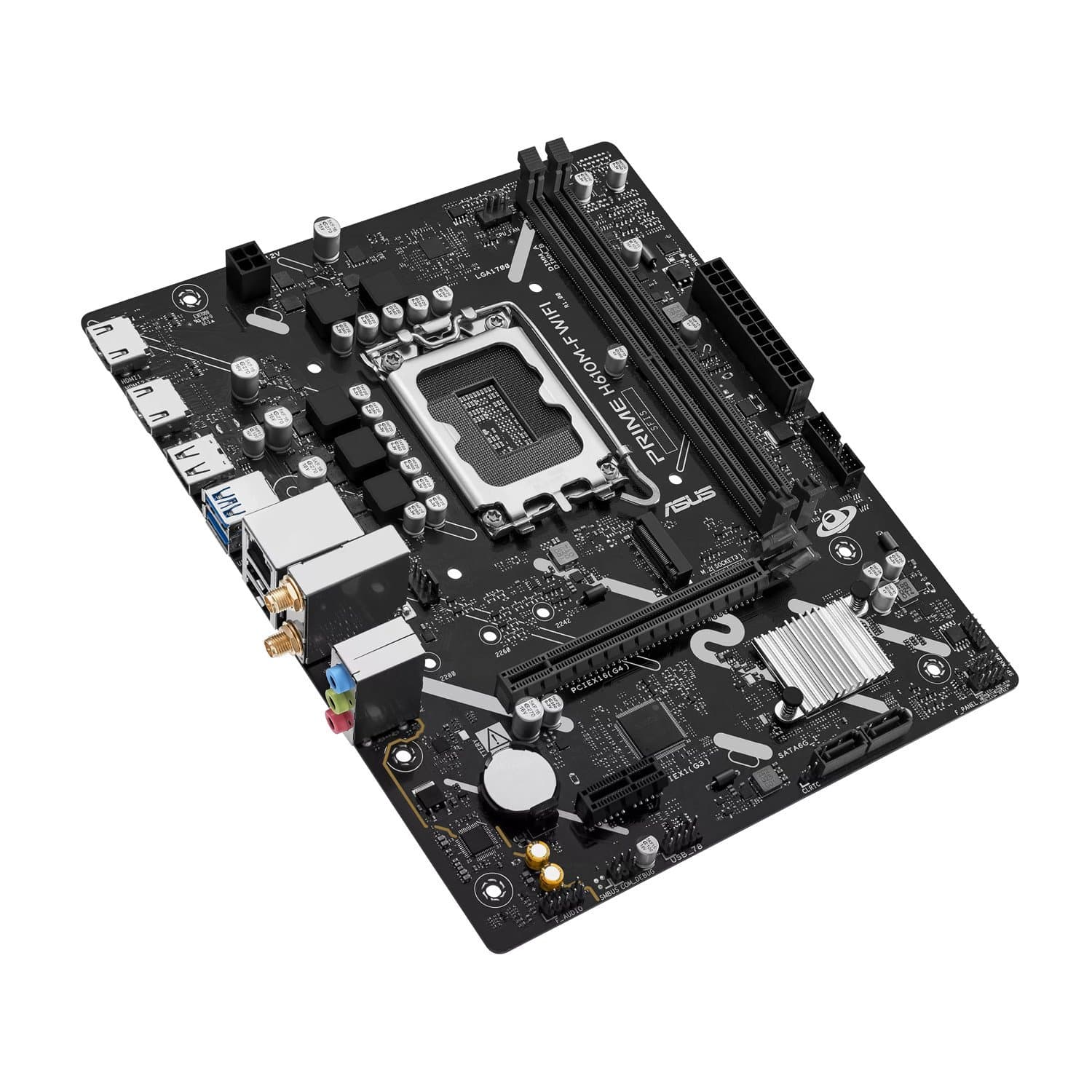 MB Socket1700, MATX, iH610 (2HDMI), ASUS PRIME H610M-F WIFI, 2DDR5, PCIx16, PCIx1