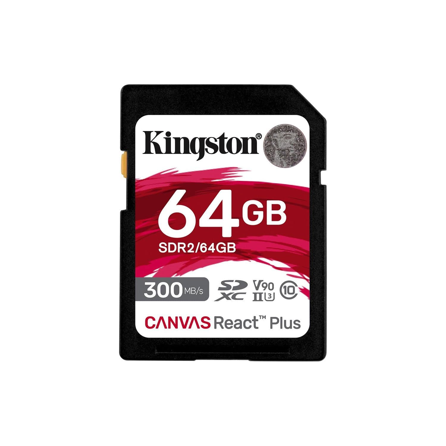 MemoryCard SDXC  64GB, Kingston Canvas React Plus SDR2/64GB, Class 10, UHS-II