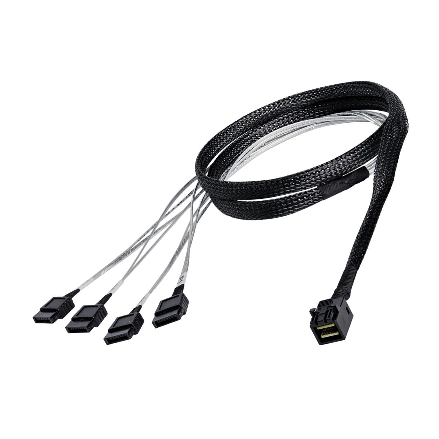 Cable SAS, Amphenol RHS36-4395, HDmSAS SFF8643 -to- 4*SATA, Crossover, 75cm