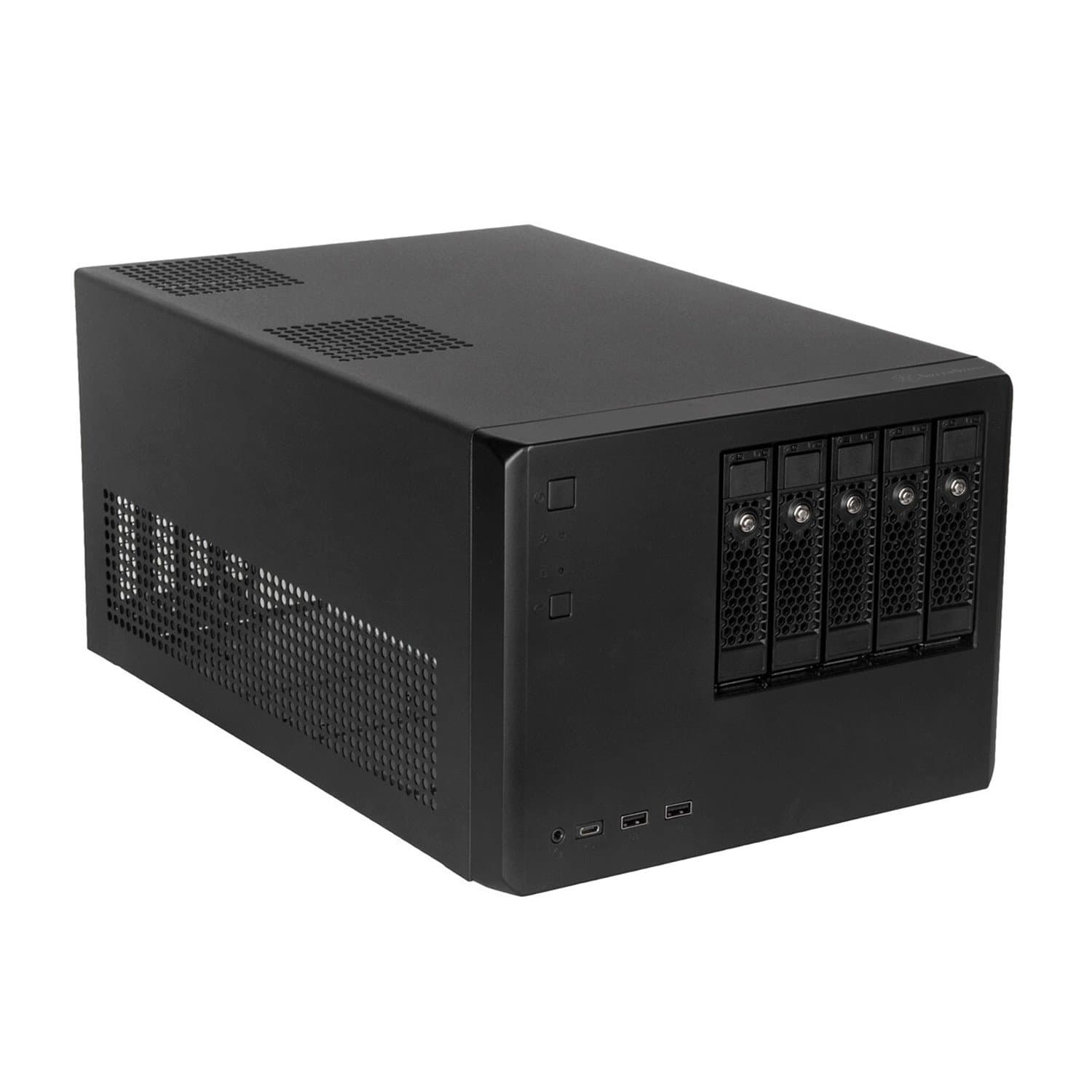NAS chassis Silverstone CS351, mATX, 5 hotswap 3.5" bays