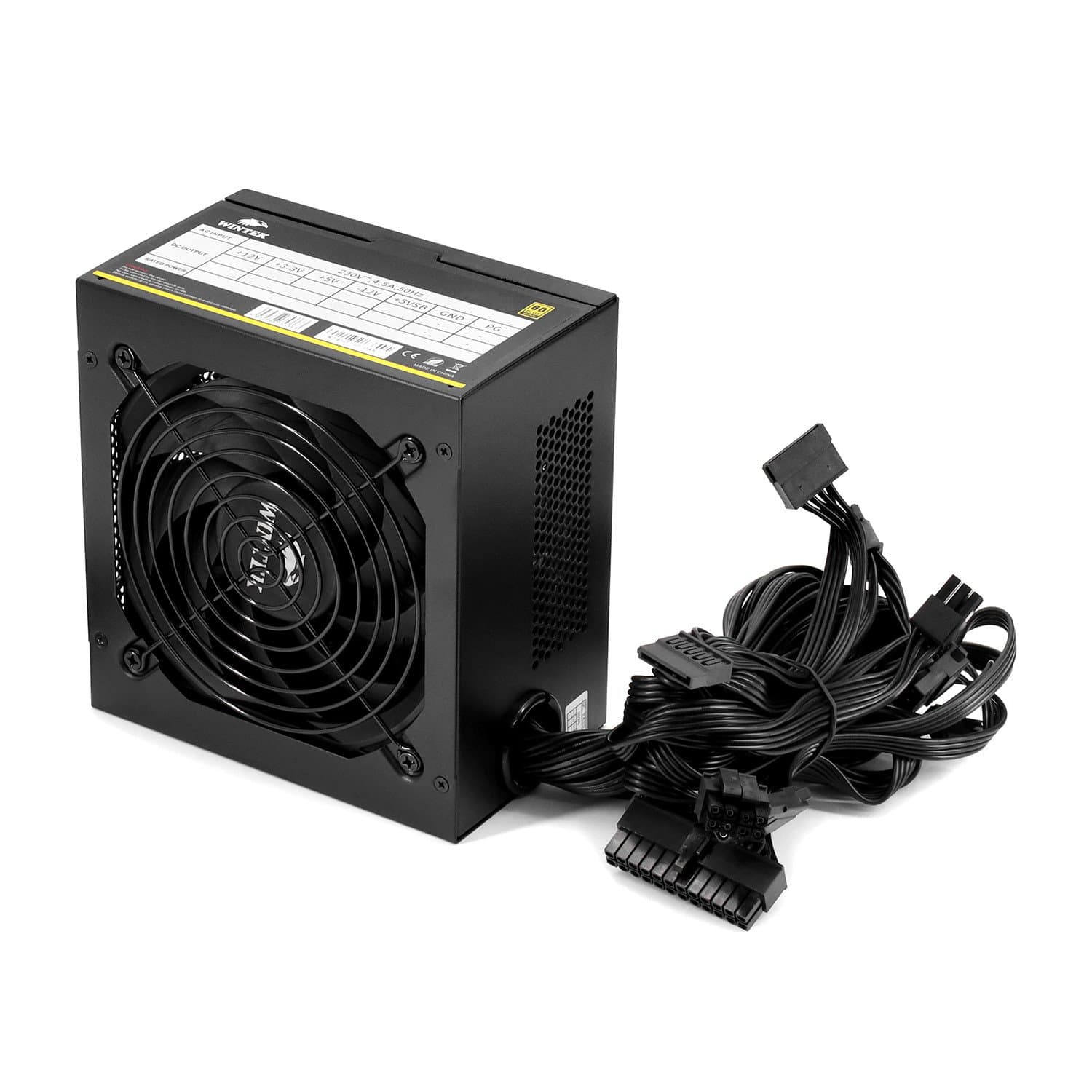 Power supply ATX Wintek WT-450 V2, 450W, 80 Plus Bronze , black