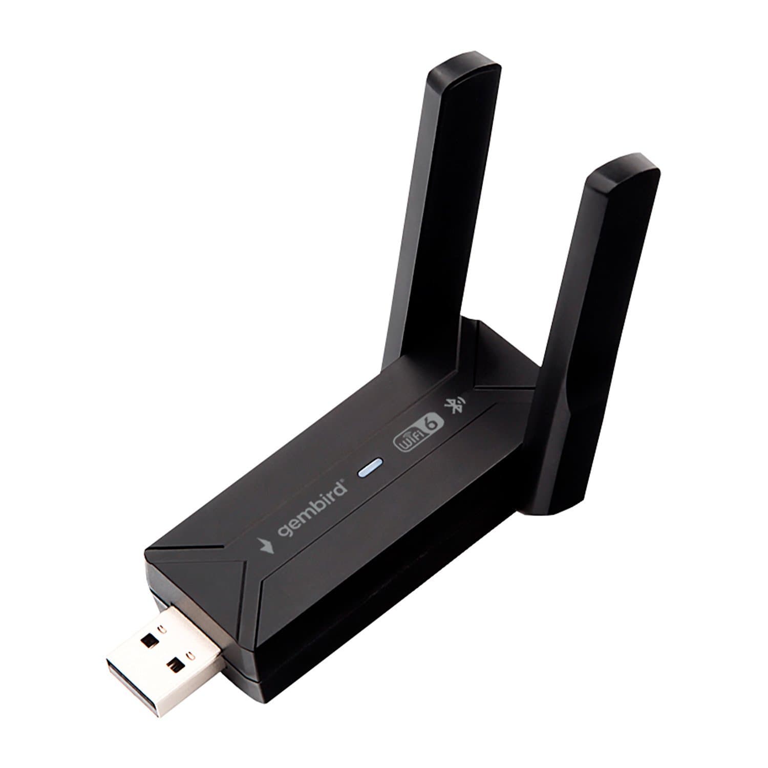 Wireless LAN USB adapter, Gembird WNP-UA-013, BT5.4,WiFi 6, USB
