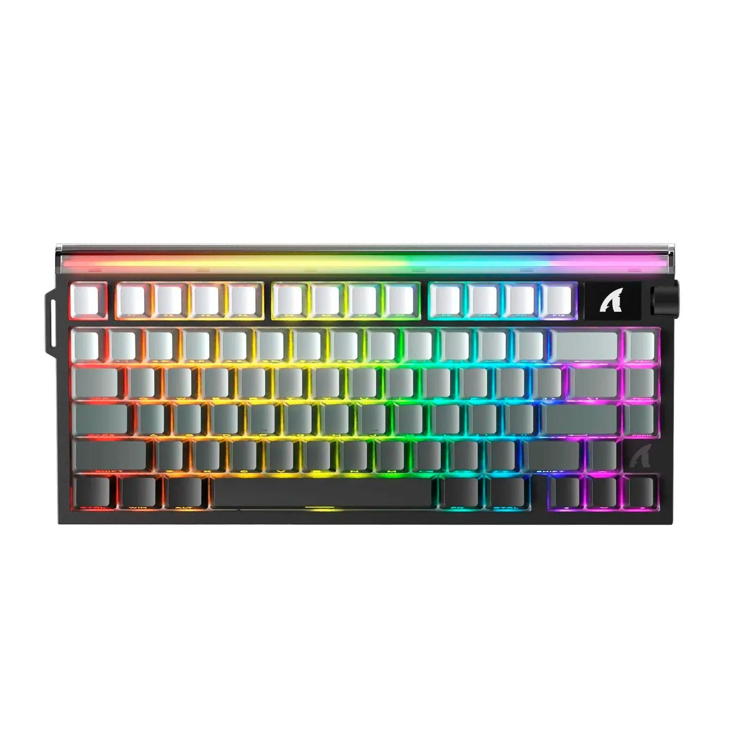 KeyBoard USB, Attack Shark R85 HE Moon Night, Magnetic Purple switch, EN/RU/KZ, cable, Black