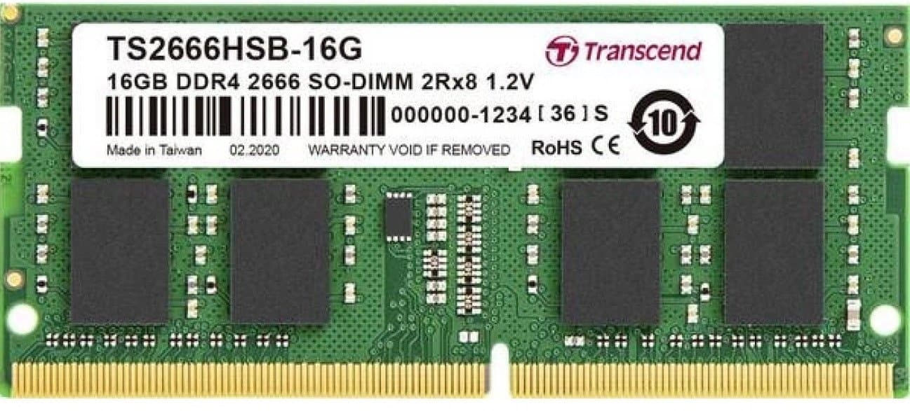 Память оперативная DDR4 Notebook Transcend TS2666HSB-16G