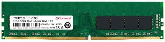 Память оперативная DDR4 Desktop Transcend TS3200HLE-32G