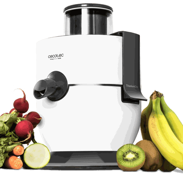 Соковыжималка центробежная Cecotec Strong Titanium 19000 белый