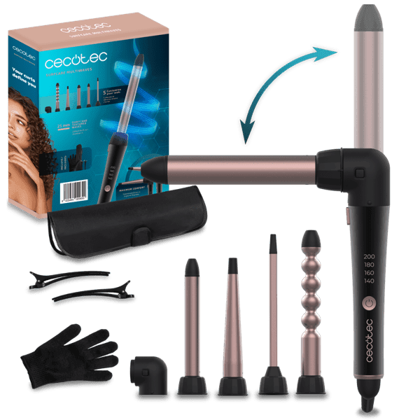 Плойка Cecotec SurfCare MultiWaves черный