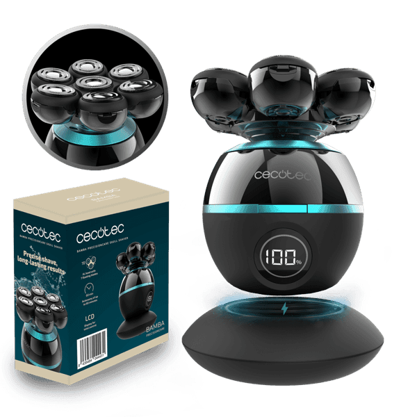 Бритва роторная для головы Cecotec PrecisionCare Skull Shaver черный