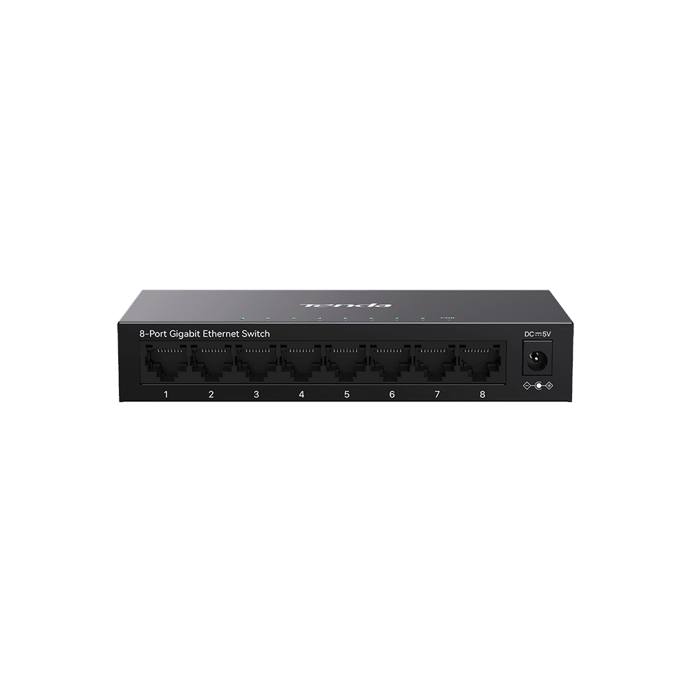 Коммутатор Tenda TEG1008M 8-port Gigabit Ethernet черный