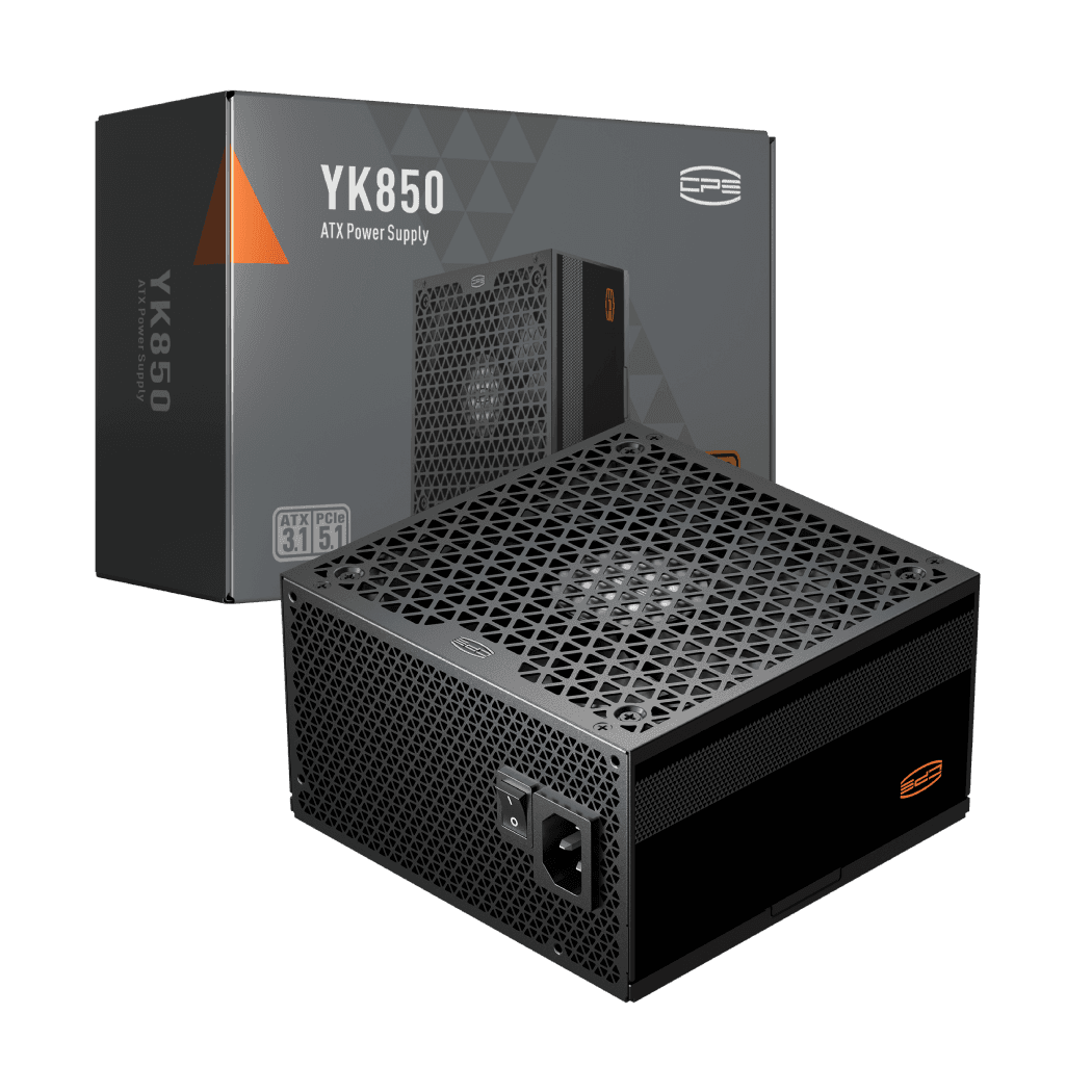 Блок питания PCCooler  850W, YK850, Non Modular, 80+ BRONZE, ≥86.5%, Fan 135mm, Черный, P5-YK850-B1F