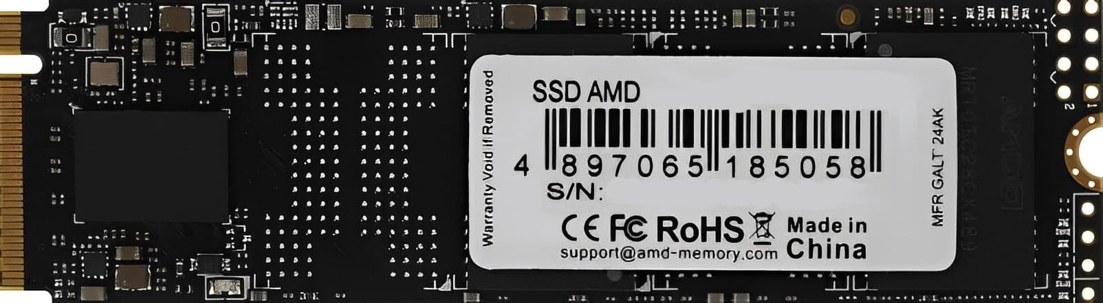 Твердотельный накопитель  512GB SSD AMD RADEON R3 Series M.2 PCIe 3.0 R3300/W2200 R3MP30512G8 Retail