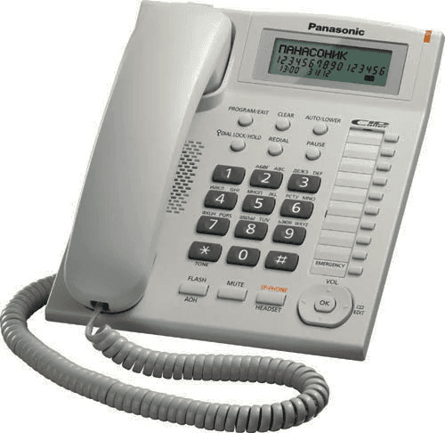 KX-TS2388 Проводной телефон (RUW) Белый