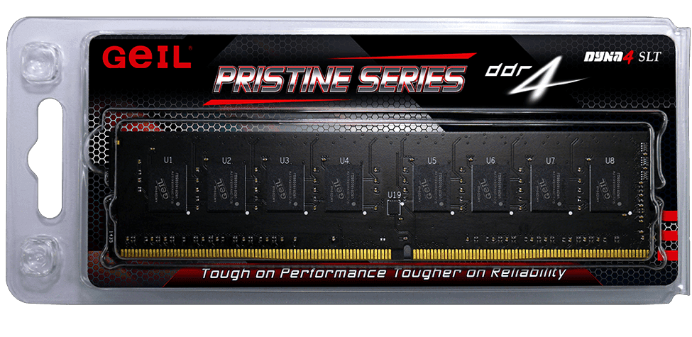 Оперативная память 16GB GEIL DDR4 2400MHz UDIMM PC4-19200 PRISTINE SERIES GP416GB2400C17SC