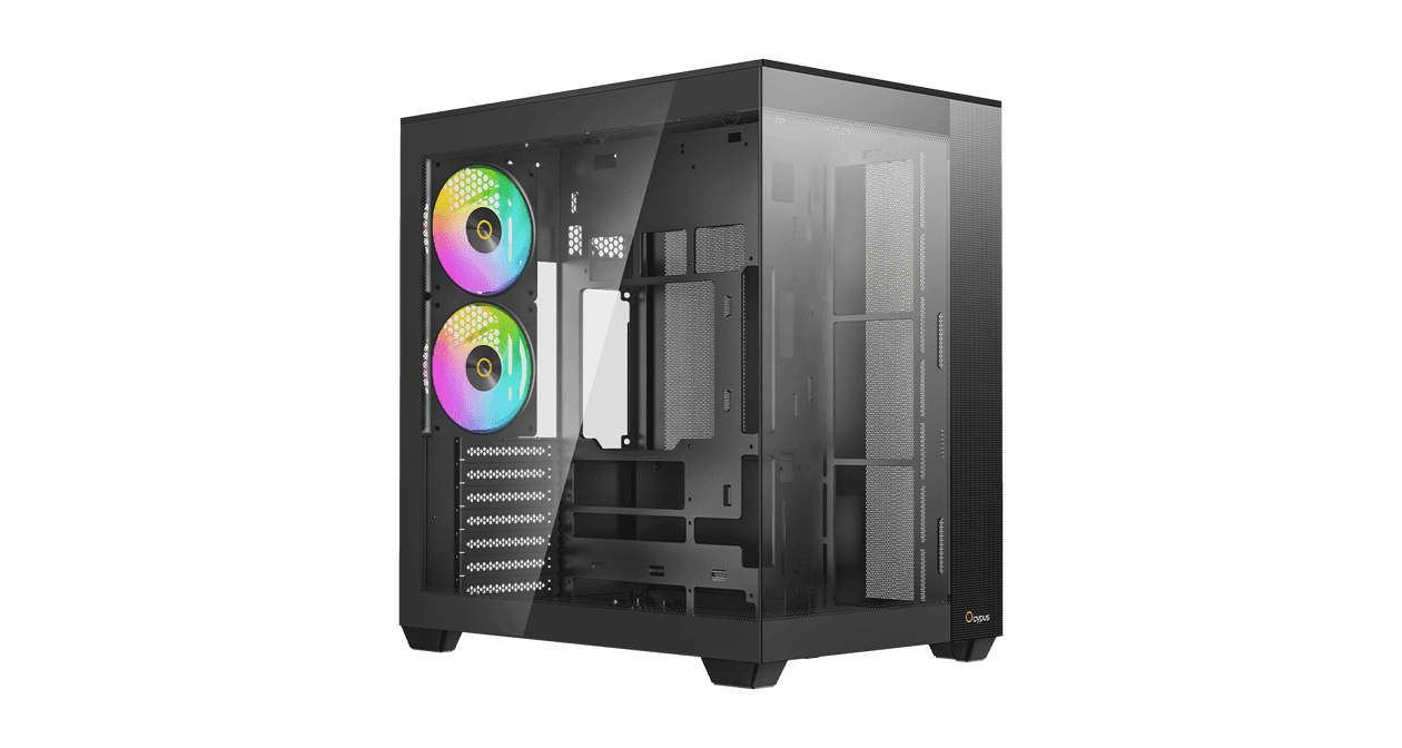 Корпус Ocypus Delta C74 BK ARGB ATX/MATX/ITX, USB3.0x2, Type C, Черный, Delta-C74-BKD200XX-GL