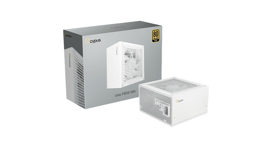 Блок питания Ocypus  850W, Iota P850 WH, Full Modular, 80+ GOLD, 91%, Белый, Iota-P850-G1FFWH025X-EU
