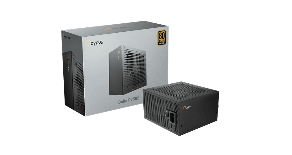 Блок питания Ocypus  750W, Delta P750S, Non modular, 80+ BRONZE, Черный, Delta-P750S-BDFBK025X-EU