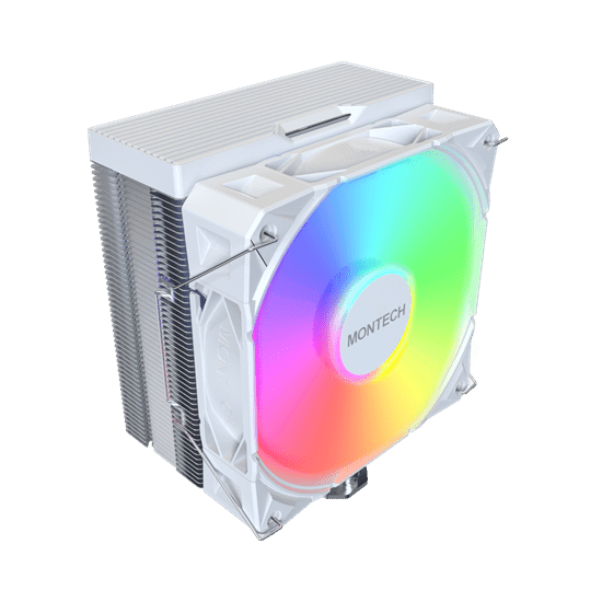 Вентилятор для процессора Montech NX400 ARGB (W) TDP 220W 4-pin 1851/1700/1200/115X/AM5/AM4 White