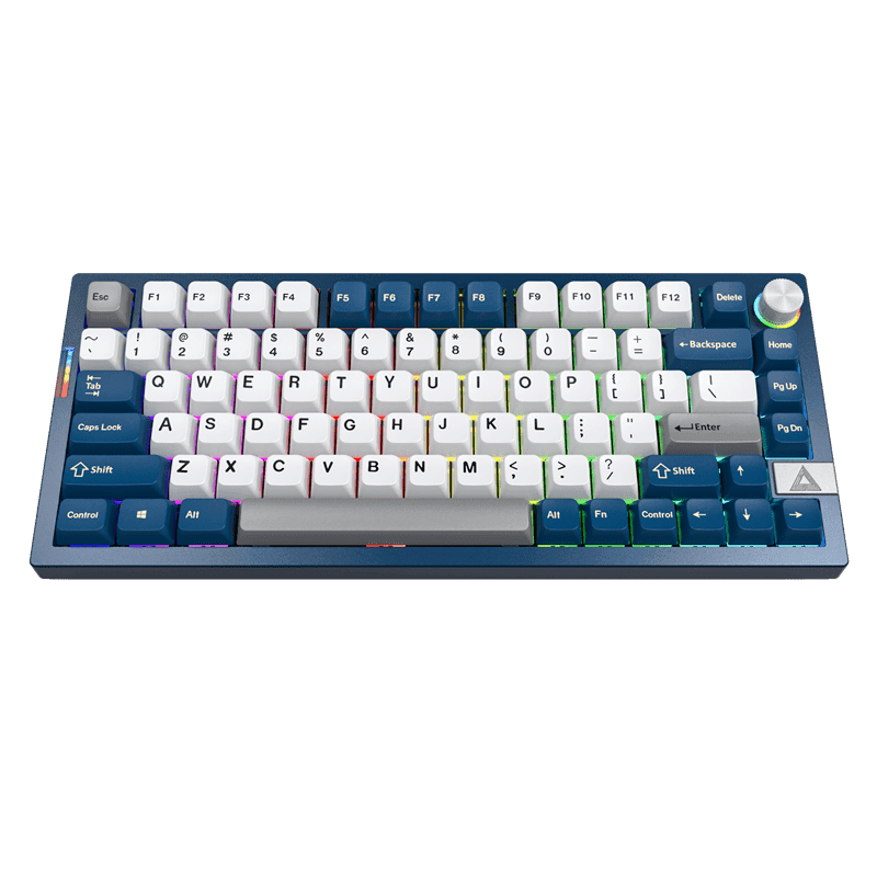Клавиатура беспроводная Montech MK PRO 75 FY Bluetooth/Wireless/USB, ENG/RUS, mechanical, Синяя