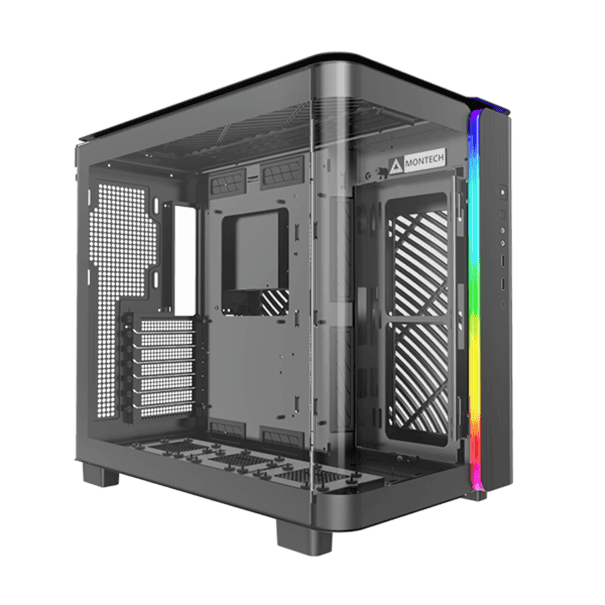 Корпус Montech KING 95 (B) ATX/Micro-ATX/Mini-ITX 2xUSB3.0 1xType-C 1xAudio 1xMic Черный
