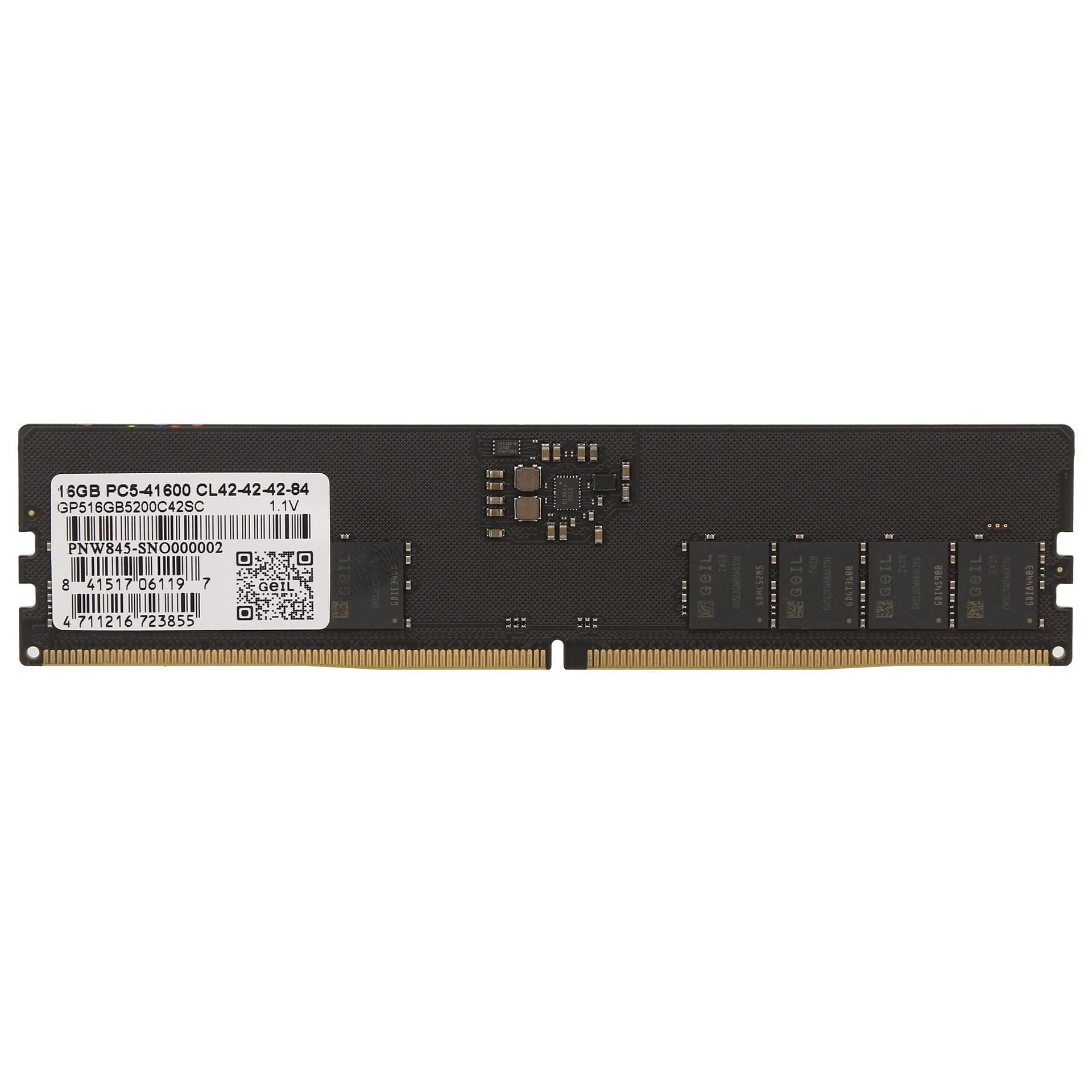 DDR-5 DIMM 16 GB 5200 MHz Geil Pristine V, BOX (GP516GB5200C42SC)