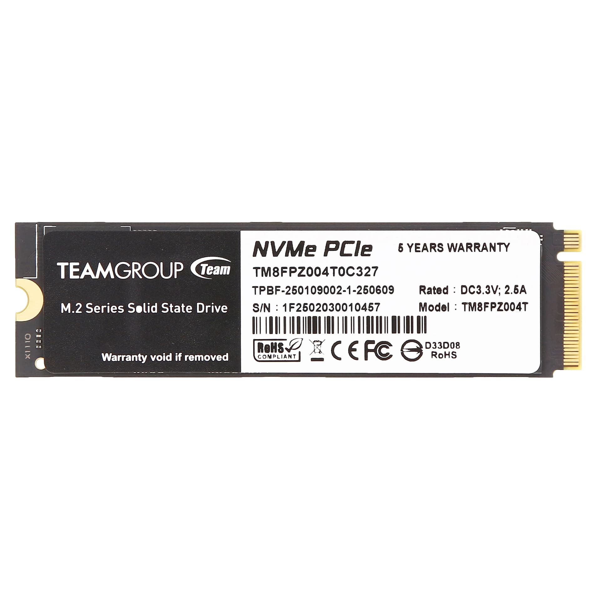 SSD накопитель  4 TB Team Group T-Force Cardea A440, М.2, PCI-e 4.0