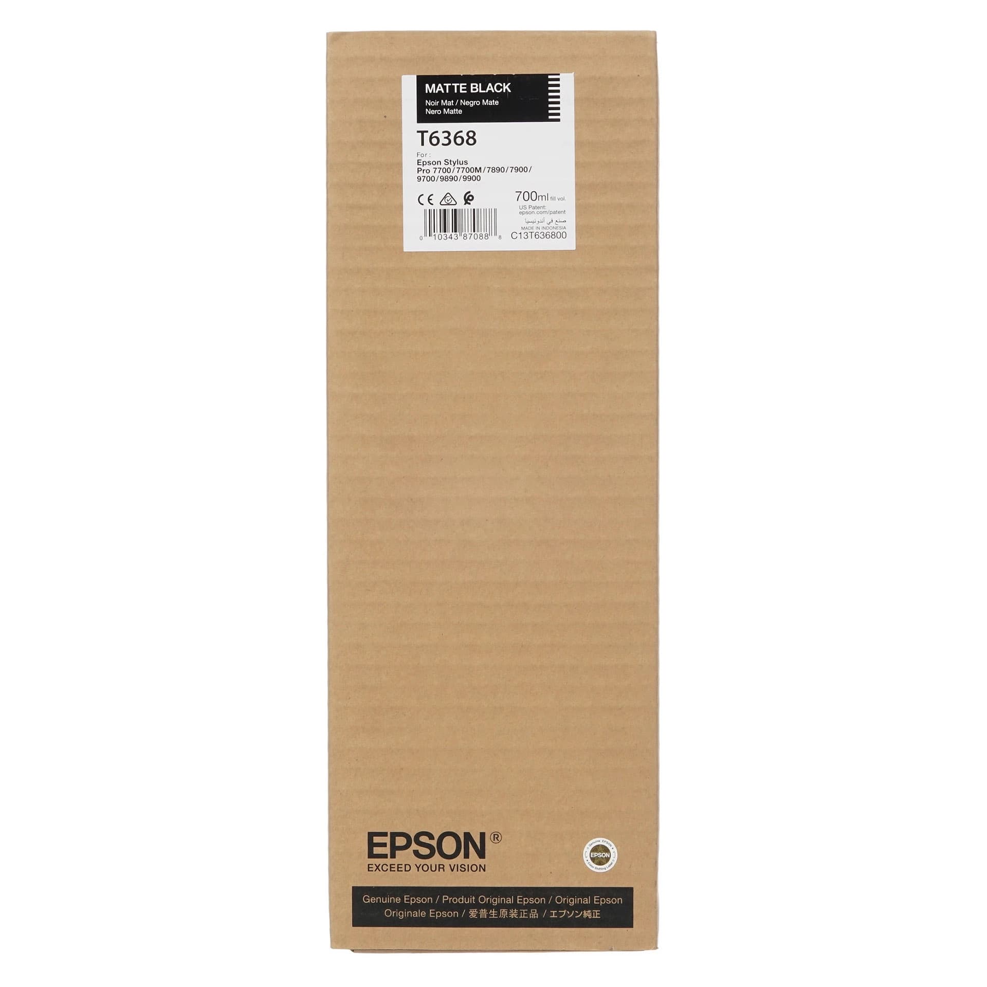 Картридж Epson C13T63680N, Matte Black