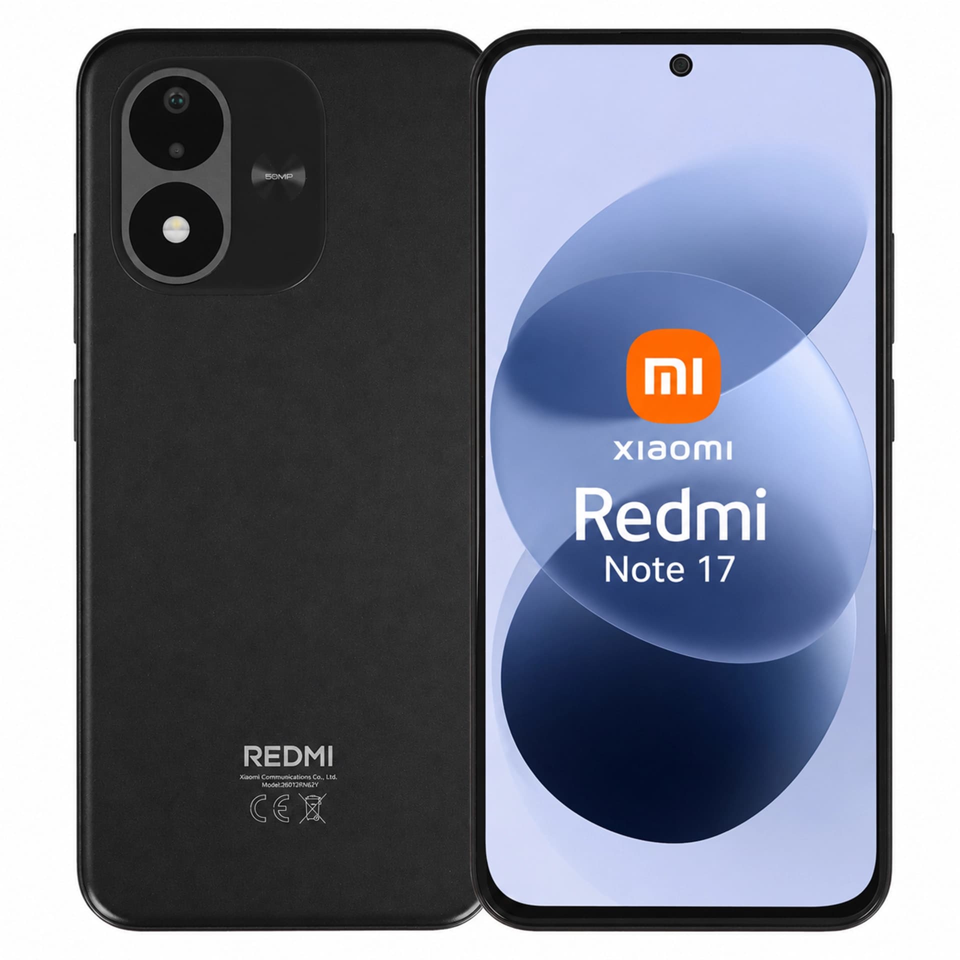 Смартфон Redmi Note 17, 6 GB, 256 GB, Black (26012RN62Y)