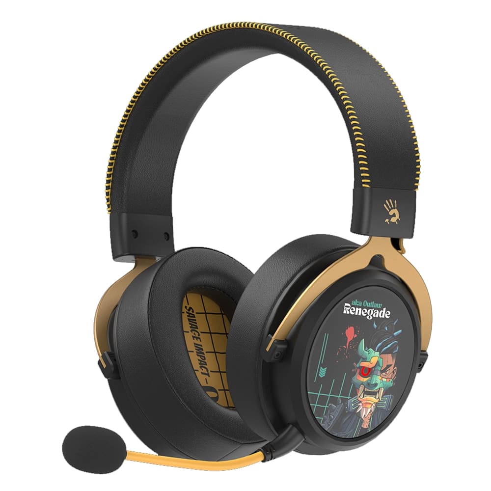 Bluetooth гарнитура A4Tech Bloody MR595 Renegade, Black Mindnight