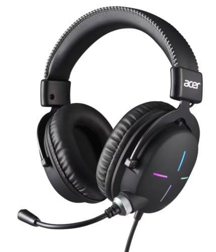 Наушники Acer Nitro Headset II NHW200 (Retail Pack), Black, 3.5 mm (Mini-Jack), USB Type-A