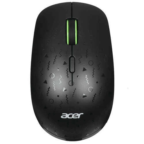 Мышь Acer OMR307 черный оптич. 1600dpi беспров. USB 4but (ZL.MCECC.022)