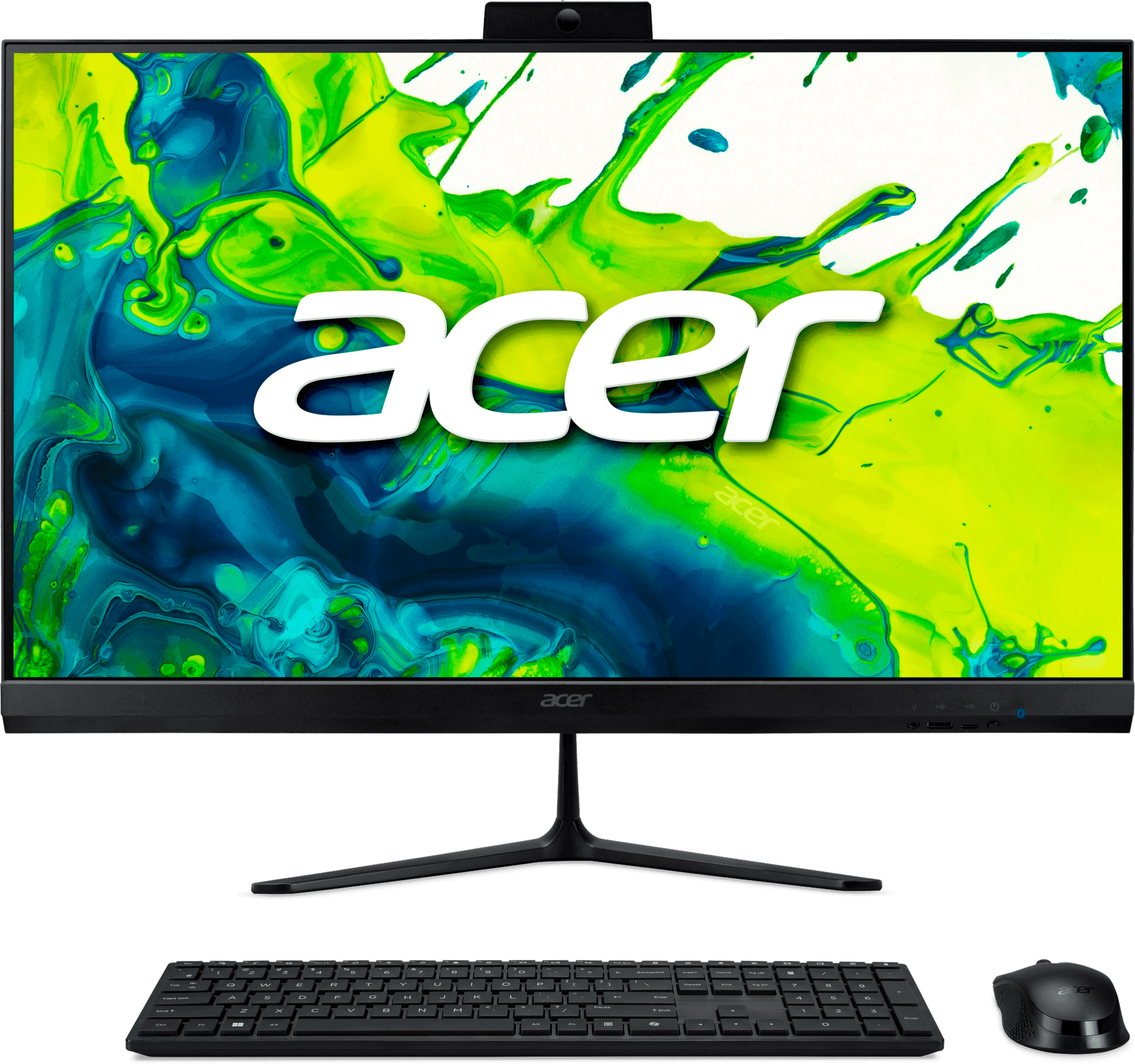 Моноблок Acer Aspire C24-2G / Intel N150 / 8 ГБ DDR4 3200 / 256 ГБ / 23.8" FullHD 120 Гц / 2MP F
