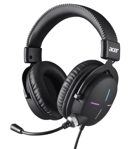 Наушники Acer Nitro Headset NHW310 7.1 Surround Sound & ENC, Retail Pack_Black