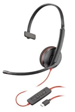 Наушники Poly BLACKWIRE,C3210 USB-C (8X214A6)