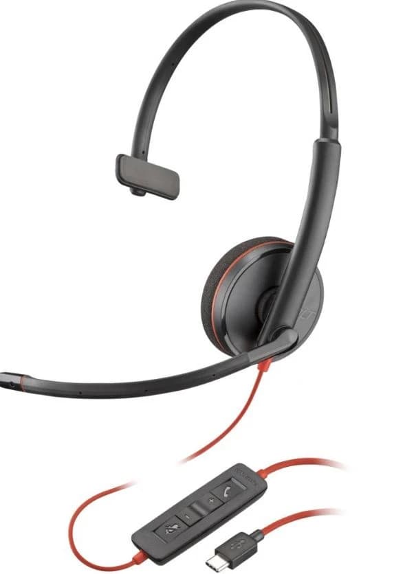 Наушники Poly BLACKWIRE,C3210 USB-C (8X214AA)