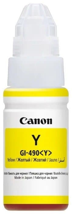Чернила Canon INK GI-490 Yellow